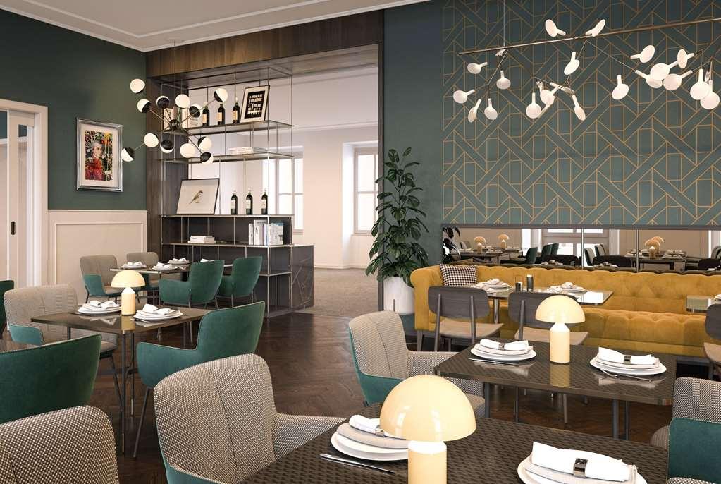 Hyperion Hotel 잘츠부르크 레스토랑 사진 Interior design of a restaurant